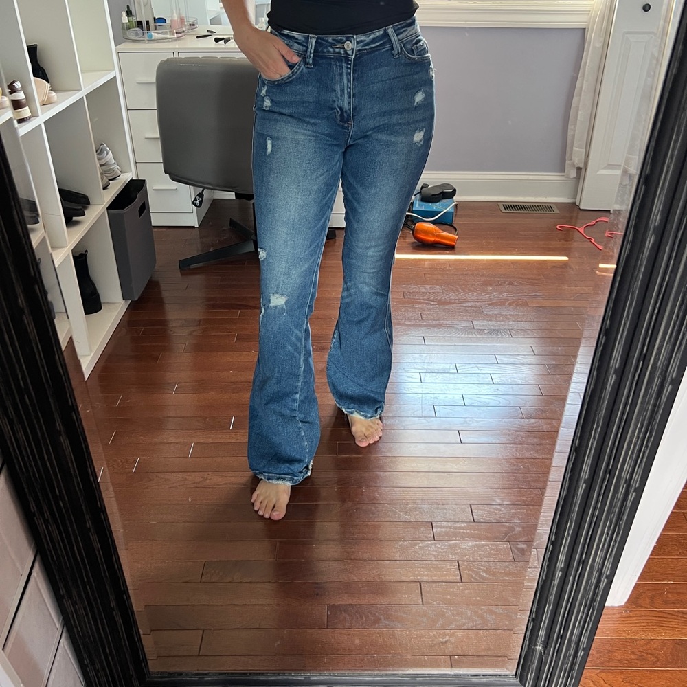 Classic Blue Boot Cut Jeans